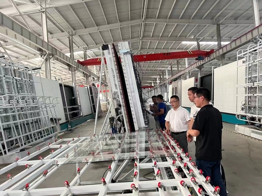 2M Height Automatic Double Glazing Making Machine With Automatic Sealing Robot