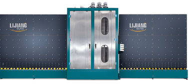 High Speed Vertical Glass Washing Machine / 2000mm 2500mm Glass Processing Equipment