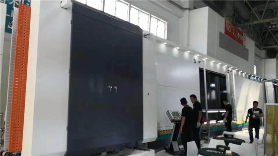 0.8MPa 19.5m Insulating Glass Production Line With Panel Press