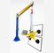Four Suction Cup Lifting Cantilever Crane For 1000KG Hollow Glass Processing