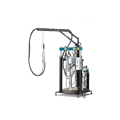 Two Pumps Sealant Spreading Machine For Insulated Glass Processing Sealing