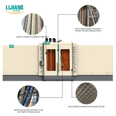 High Safety Sound Insulation Tempered Laminated Glass Making Machine 2 - 10m/Min