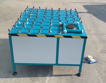 2000mm Rotating Glass Turning Table Sealant Extruder With Rollers