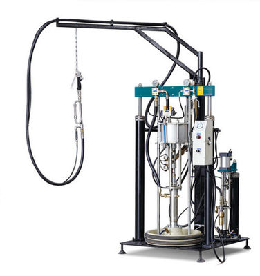 Manual sealants spreading machine with two pump  for  insulating glass processing