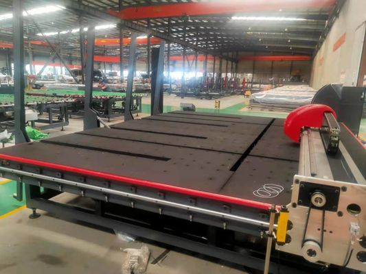 4200mm*2800mm All In One Integrated Glass Cutting Table Three Arms