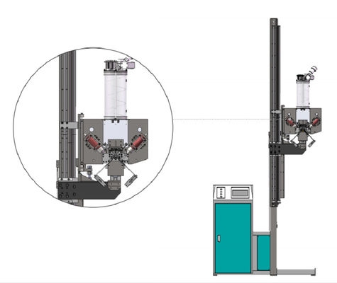 Automatic Glazing Desiccant Filler For Double Glass Equipment With Big Barrel