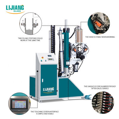 Manual Desiccant Filling Machine For IGU Facade Insulating Glass Processing