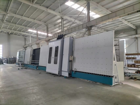 Vertical Insulating Glass Production Line Glass Processing Equipment With Gas Filling