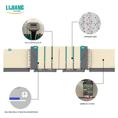 3300*7000 Mm Jumbo Size Insulating Glass Line With Argon Filling