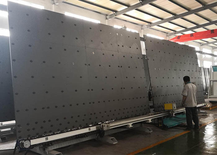 Vertical Insulating Glass Production Line Sealing Machine 0.6-0.8 MPa Air Pressure