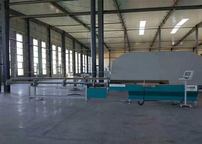 Gas Filling Glass Edge Grinding Machine 0.65 MPa For Insulating Glass Production