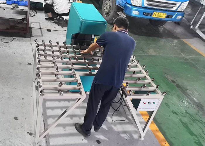 X Type Glass Edge Polishing Machine 50 Hz Power With PLC Control System