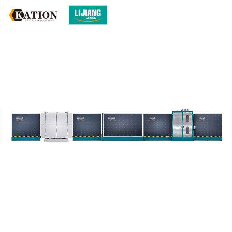 Vertical Flat Press Insulating Glass Production Line Hierarchical Type Washing System