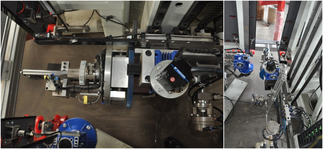 Max Glass Szie 2500*4500mm Vertical Insulating Glass Machine / Double Glass Machine Sealing Robot