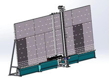 Intelligent Vertical Edge Deleting Machine For Low - E Glass And Double Glazing Glass