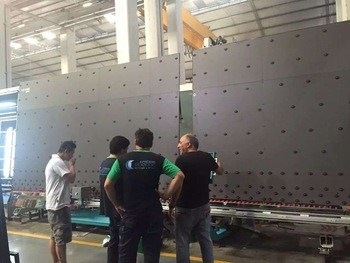 Full Automatic Sealing Robot For Insulating Glass Processing , Stepped Glass And Shaped Glass