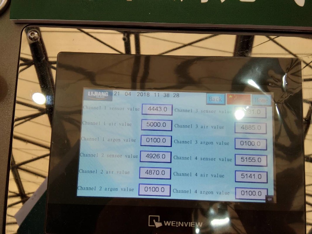 Manual Argon Gas Filling Machine With Touch Screen For Making Double Glazing Glass