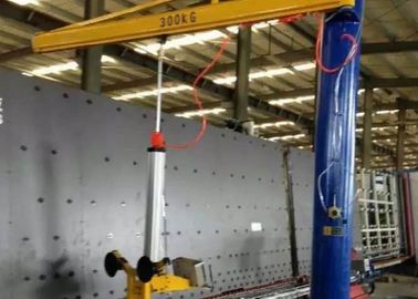 Glass Cantilever Jib Crane Machine For Glass Loading And Unloading Glass Vacuum Lifter