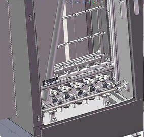 Dirt Dust Grease Accumulation 2500mm Washing Glass Machine