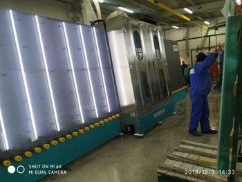 Automatic Vertical Glass Washer and Fully automatic glass cutting machine