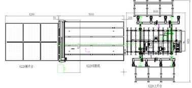 CNC Control Washing 100m/Min Tempered Glass Cutting Machine