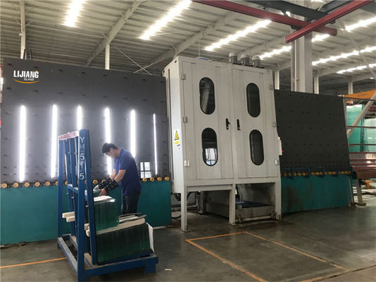 2-15m/Min Automatic Vertical Glass Washing Machine For Glass Cleaning