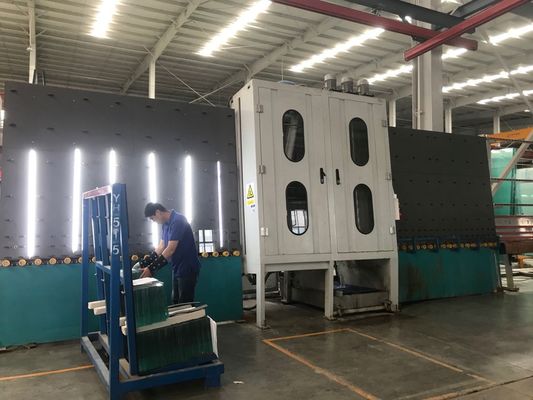 1600mm Horizontal And Vertical Glass Washing Machine Dryer 2-10m/min