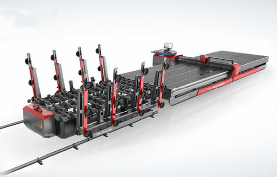 4200x2600mm CNC Glass Cutting Equipment For Floating Glass Processing