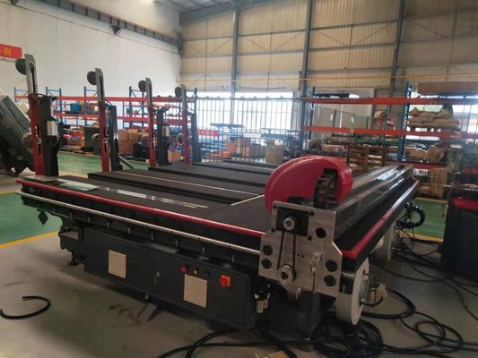 4200mm*2800mm All In One Integrated Glass Cutting Table Three Arms