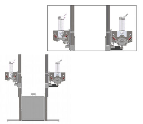 Automated Glass Filling Machine Desiccant Filling Station For Insulating Glass Processing