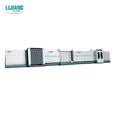Super intelligent, fast and customizable hollow glass processing production line includes inflatable function