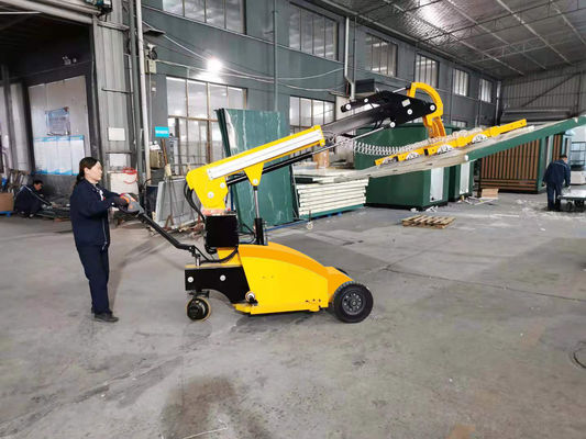 Four Suction Cup Lifting Cantilever Crane For 1000KG Hollow Glass Processing