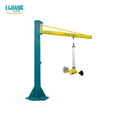 Four Suction Cup Lifting Cantilever Crane For 1000KG Hollow Glass Processing