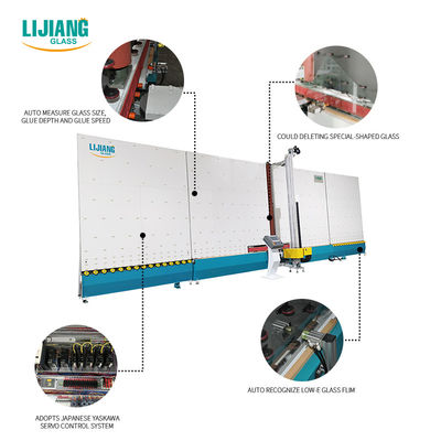 Insulating / Low E Glass Deletion Glass Edge Grinding Machine Automatic