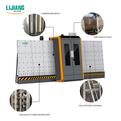 Heatable Insulating Glass Cleaning Machine Fully Automatic