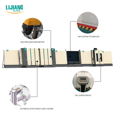 Insulating Glass Production Line With Filling Argon Gas Double Triple And Step Glass